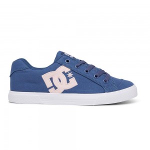 Dámské Skate Boty DC Shoes Chelsea Tmavě Blankyt Růžové | LBNQ-84236