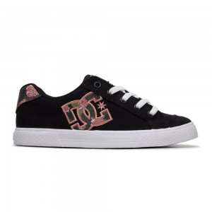 Dámské Skate Boty DC Shoes Chelsea Černé Růžové | JZON-87350