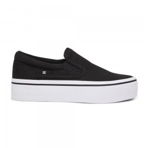 Dámské Skate Boty DC Shoes Trase Černé Bílé | JDOC-98063