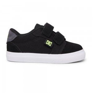 Dětské Skate Boty DC Shoes Anvil Černé Šedé | EKXC-86039