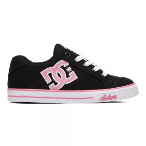 Dětské Skate Boty DC Shoes Chelsea Černé Růžové | FRCA-75149