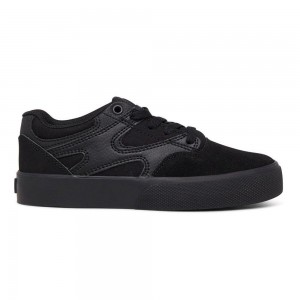 Dětské Skate Boty DC Shoes Kalis Vulc Černé | OCJZ-65403