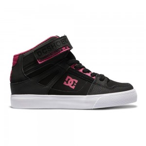 Dětské Skate Boty DC Shoes Pure Černé Růžové | DAPV-65487