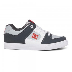 Dětské Skate Boty DC Shoes Pure Černé Šedé | IRNJ-78190