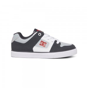 Dětské Skate Boty DC Shoes Pure Černé Šedé | MYAI-48135