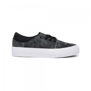 Dětské Skate Boty DC Shoes Trase Černé | JQON-80712