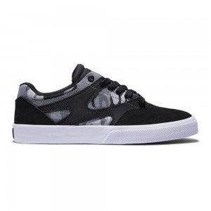 Pánské Skate Boty DC Shoes Kalis Vulc Černé | SHOK-50782