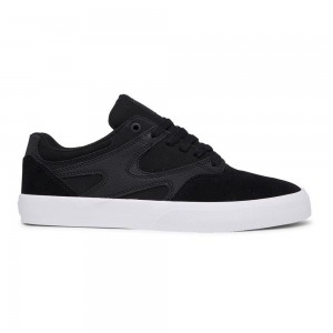 Pánské Skate Boty DC Shoes Kalis Vulc Černé | EIVS-80267