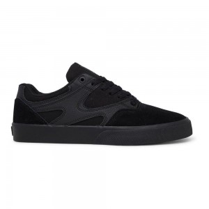 Pánské Skate Boty DC Shoes Kalis Vulc Černé | NLOI-02136