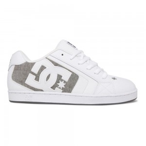 Pánské Skate Boty DC Shoes Net Bílé Šedé | IXYW-13087