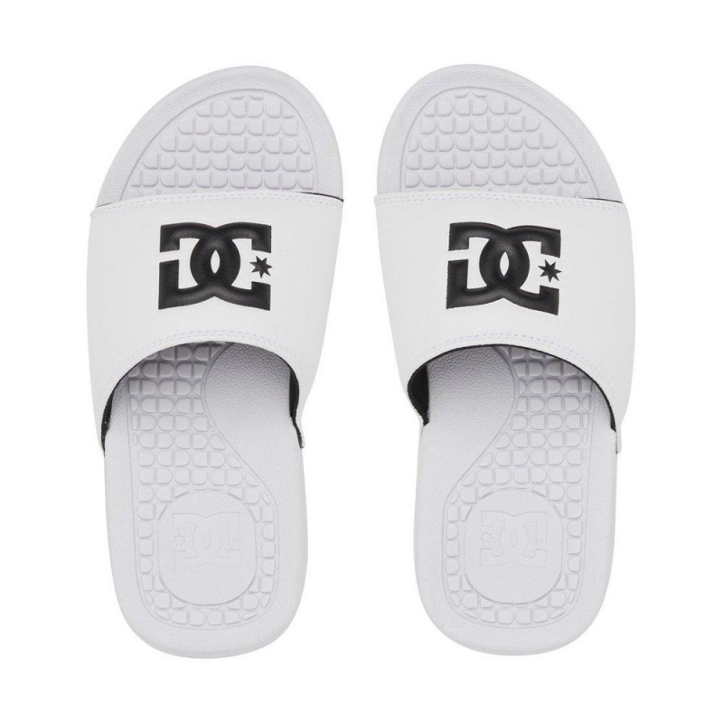 Dámské Sandály DC Shoes Bolsa Bílé Černé | HQRG-46135