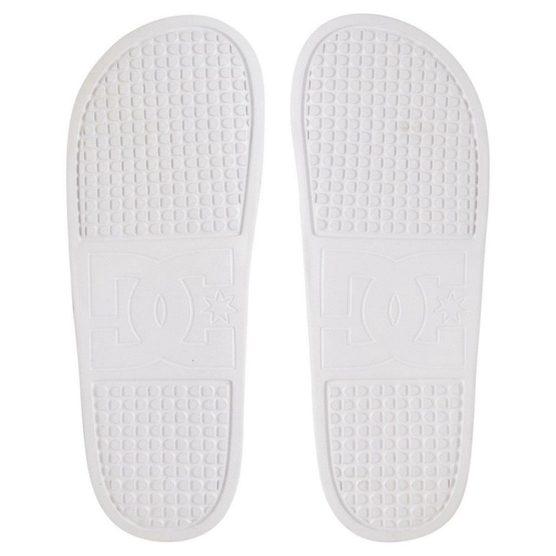 Dámské Sandály DC Shoes Slides Bílé Růžové | TXUO-87230