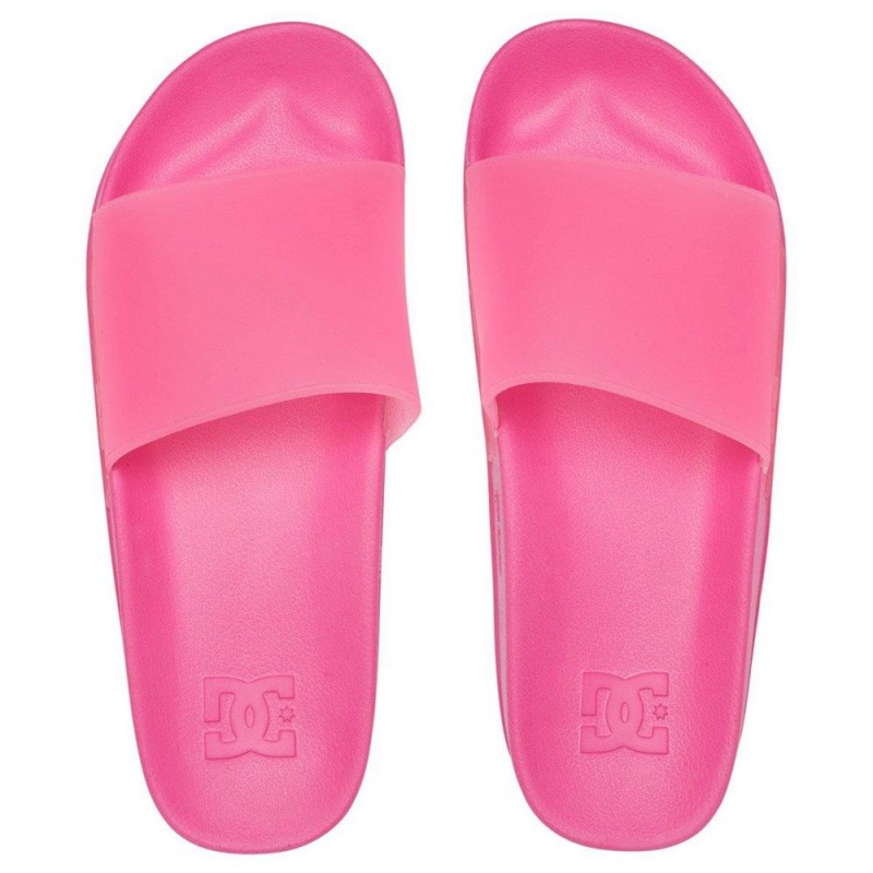 Dámské Sandály DC Shoes Slides Růžové | NSPC-43715