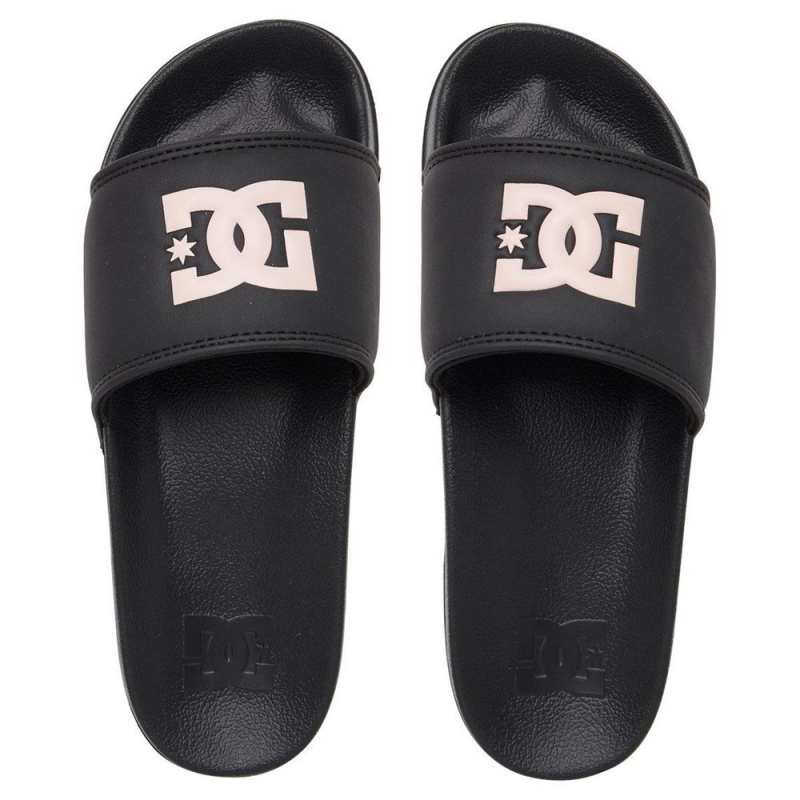 Dámské Sandály DC Shoes Slides Černé Růžové | ZGHY-78231