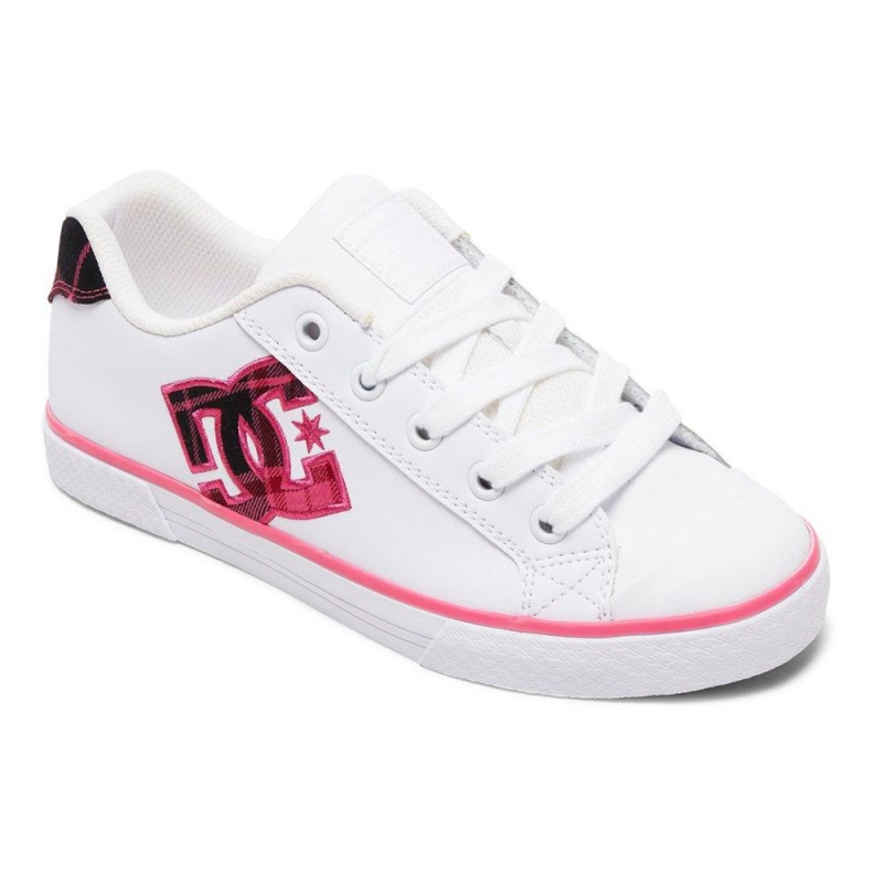 Dámské Skate Boty DC Shoes Chelsea Bílé Růžové | FWZG-67089