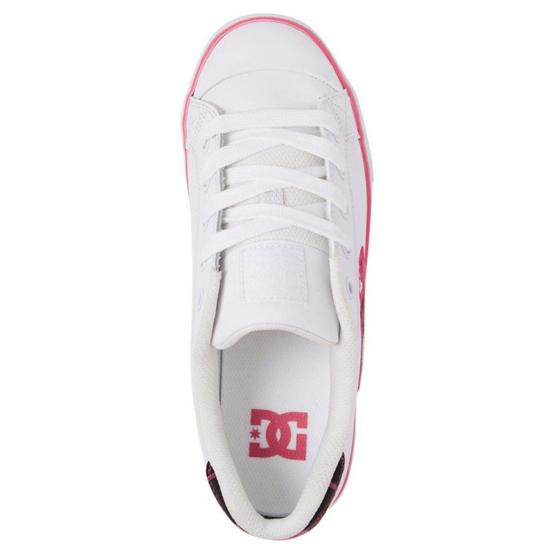 Dámské Skate Boty DC Shoes Chelsea Bílé Růžové | FWZG-67089