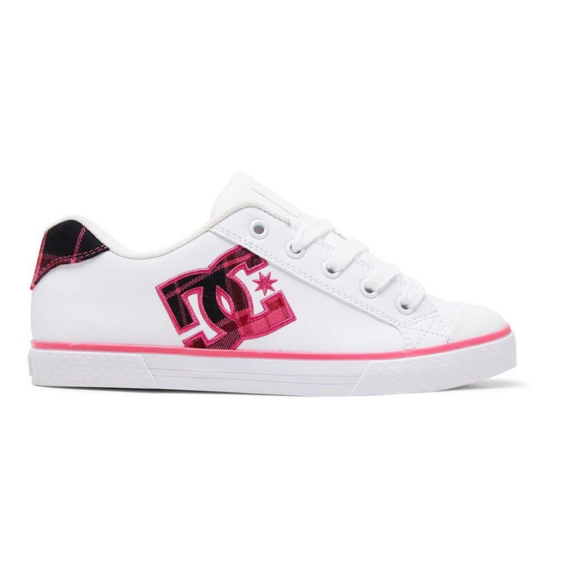 Dámské Skate Boty DC Shoes Chelsea Bílé Růžové | FWZG-67089