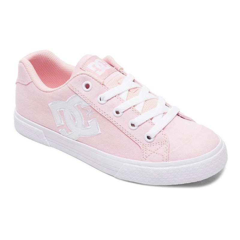 Dámské Skate Boty DC Shoes Chelsea Růžové Bílé | BKCR-68935