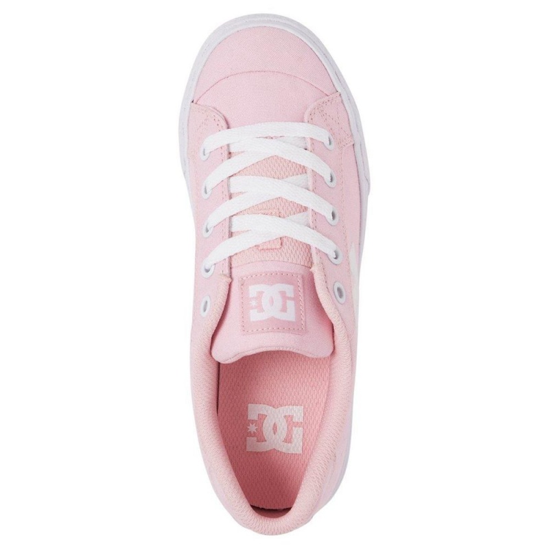 Dámské Skate Boty DC Shoes Chelsea Růžové Bílé | BKCR-68935