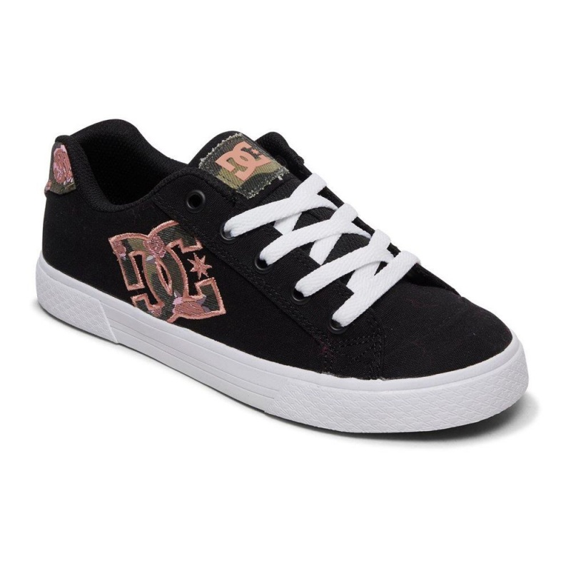 Dámské Skate Boty DC Shoes Chelsea Černé Růžové | JZON-87350