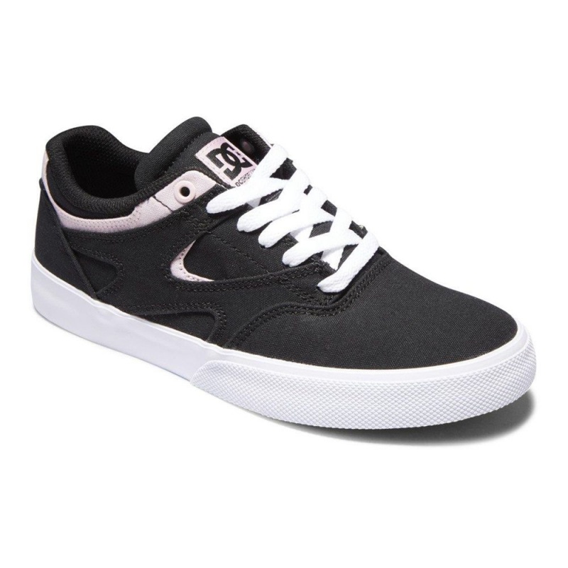 Dámské Skate Boty DC Shoes Kalis Vulc Černé Růžové | IDHQ-60147