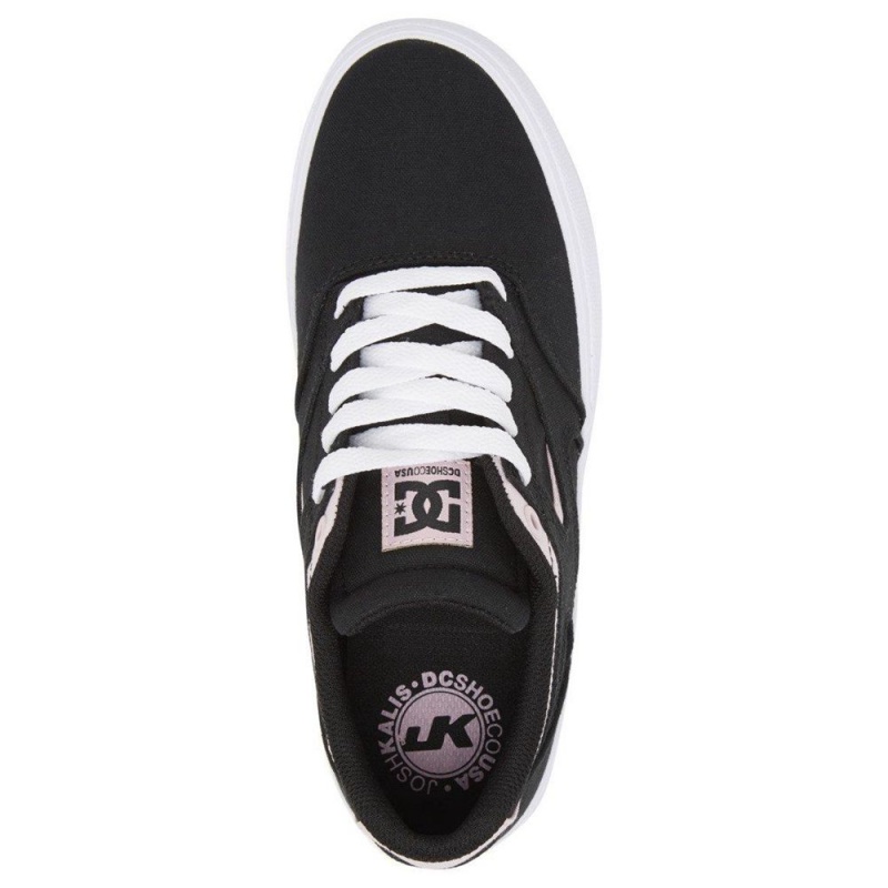 Dámské Skate Boty DC Shoes Kalis Vulc Černé Růžové | IDHQ-60147