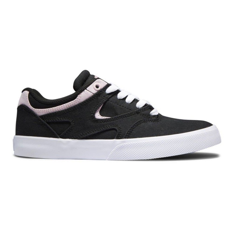 Dámské Skate Boty DC Shoes Kalis Vulc Černé Růžové | IDHQ-60147