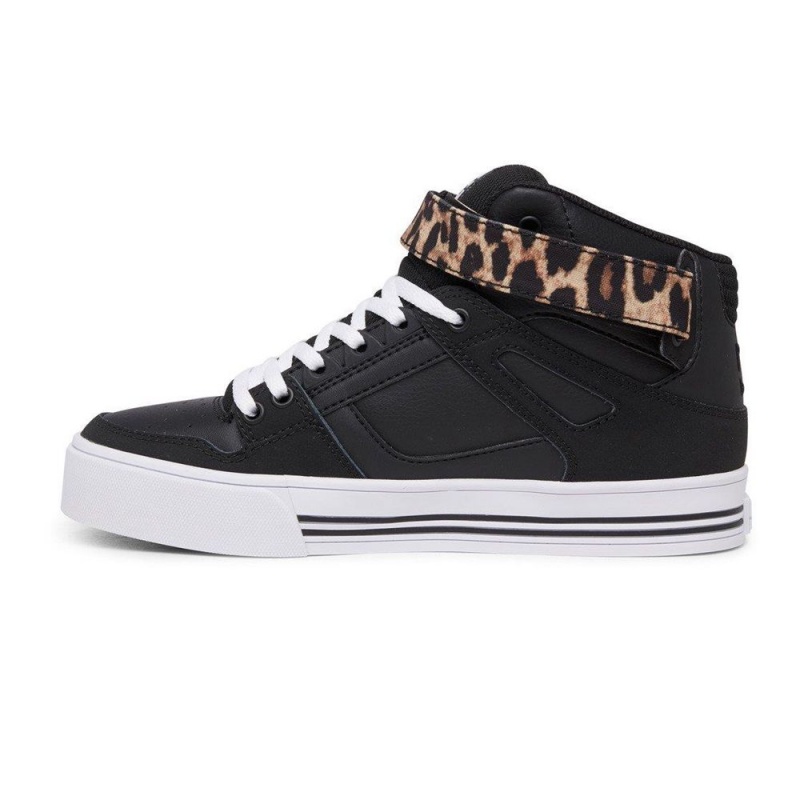 Dámské Skate Boty DC Shoes Pure Černé Leopard | GWUL-89024