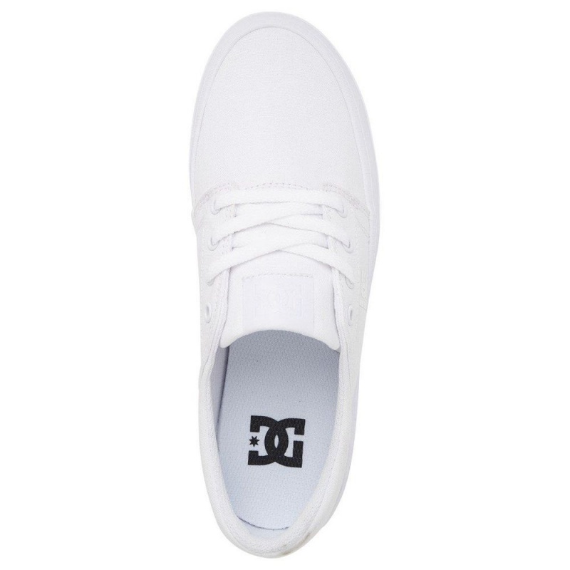 Dámské Skate Boty DC Shoes Trase Bílé | LWHY-97531