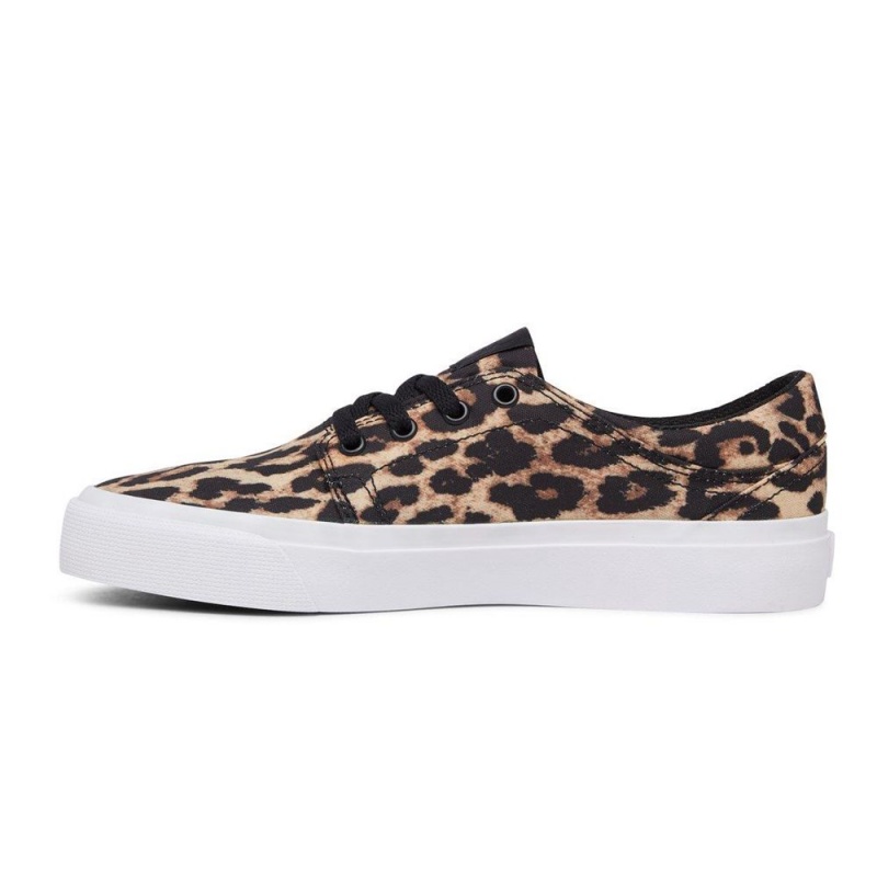 Dámské Skate Boty DC Shoes Trase Leopard | QOFC-48709