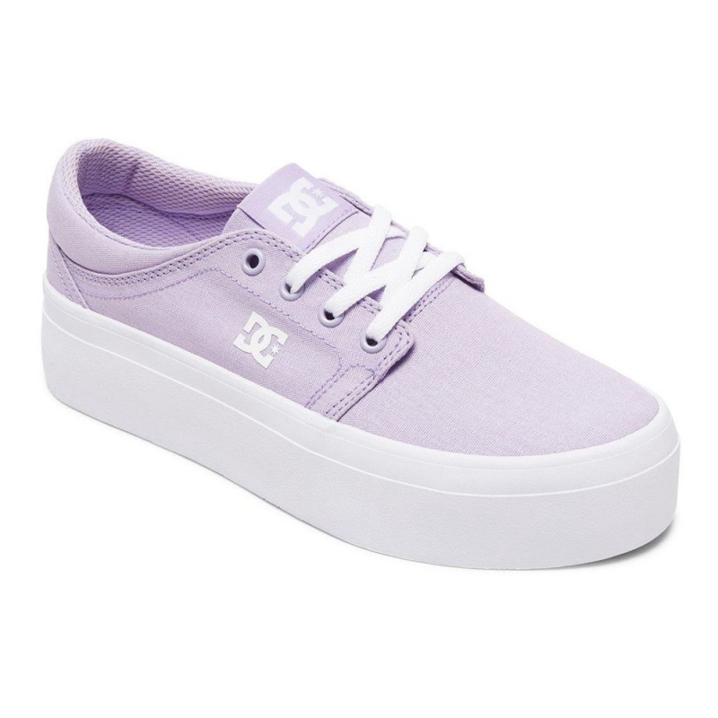 Dámské Skate Boty DC Shoes Trase TX Fialové | FEUV-41809