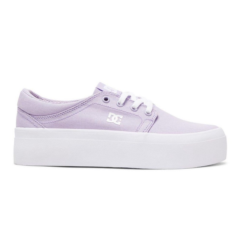 Dámské Skate Boty DC Shoes Trase TX Fialové | FEUV-41809