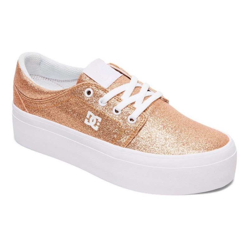 Dámské Skate Boty DC Shoes Trase Zlaté | DYQE-20987