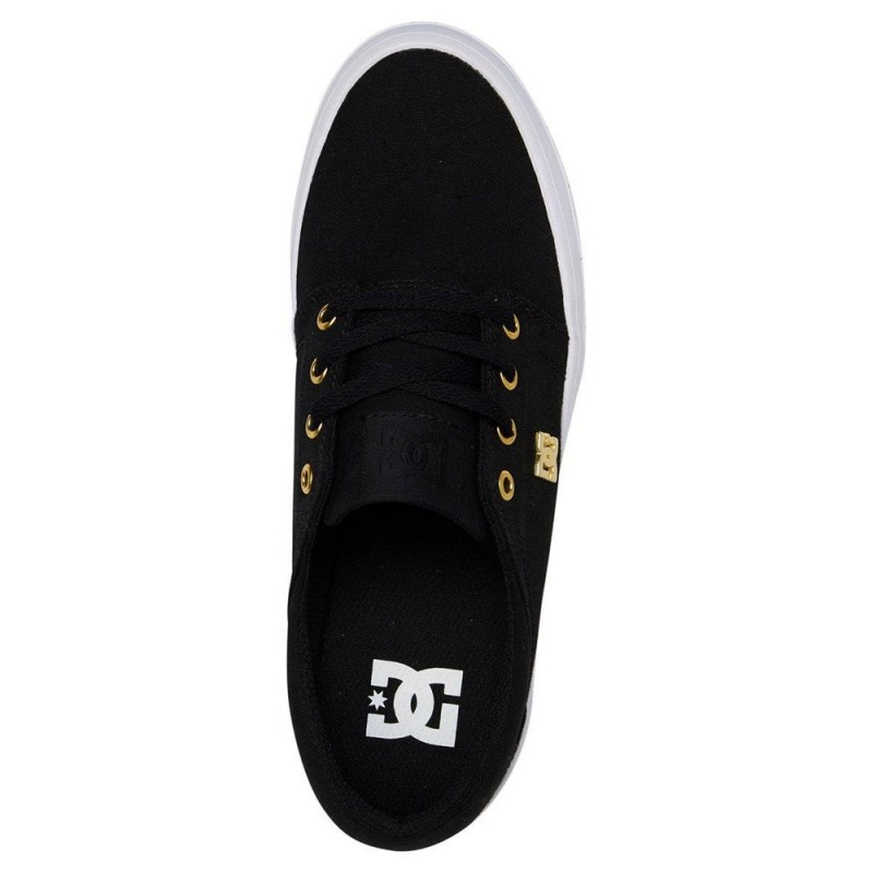 Dámské Skate Boty DC Shoes Trase Černé Zlaté | OXTN-57093