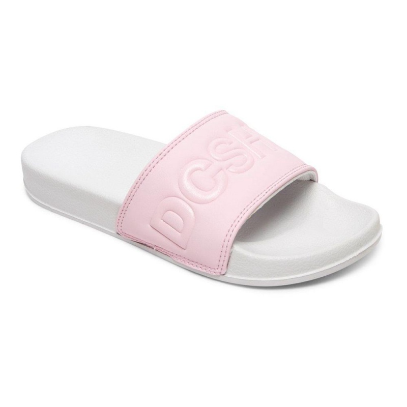 Dětské Sandály DC Shoes Slides Růžové Šedé | JTAI-52730