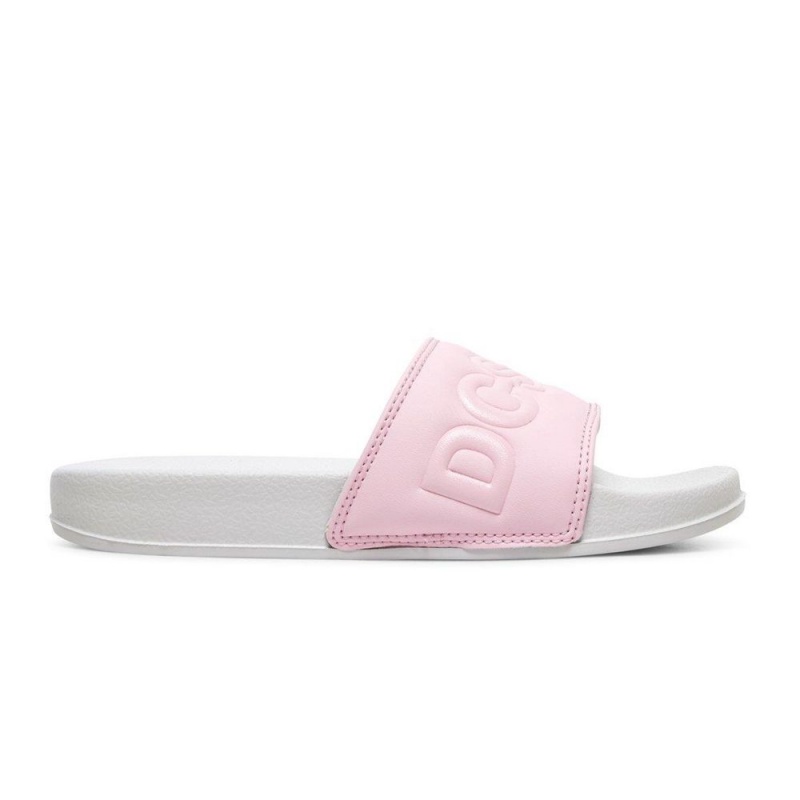 Dětské Sandály DC Shoes Slides Růžové Šedé | JTAI-52730