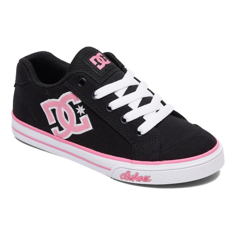 Dětské Skate Boty DC Shoes Chelsea Černé Růžové | FRCA-75149