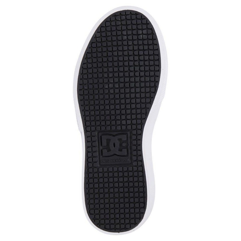 Dětské Skate Boty DC Shoes Kalis Vulc Černé Bílé | OXRB-09836