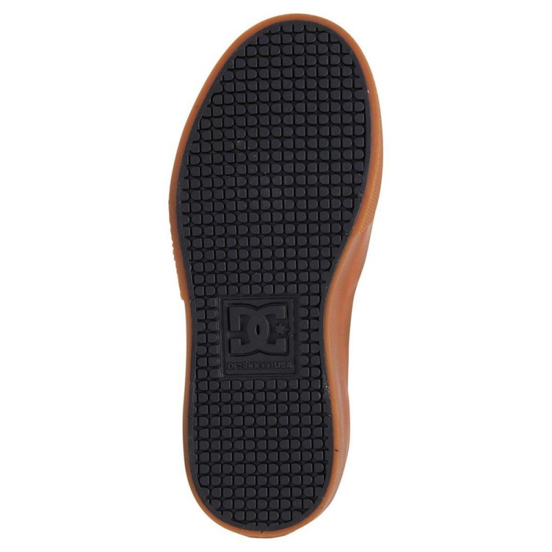 Dětské Skate Boty DC Shoes Kalis Vulc Černé Hnědé | UCDH-94752