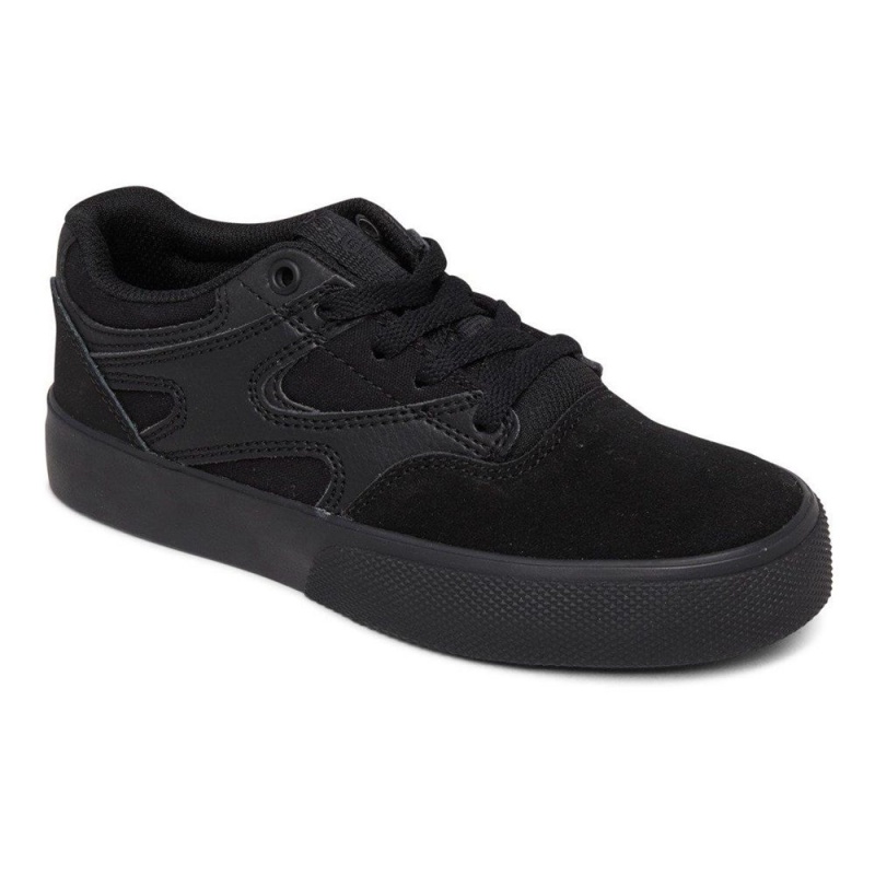 Dětské Skate Boty DC Shoes Kalis Vulc Černé | OCJZ-65403