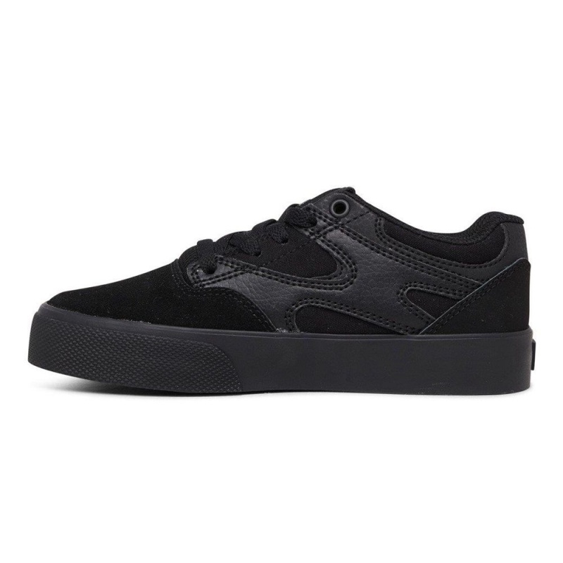 Dětské Skate Boty DC Shoes Kalis Vulc Černé | OCJZ-65403