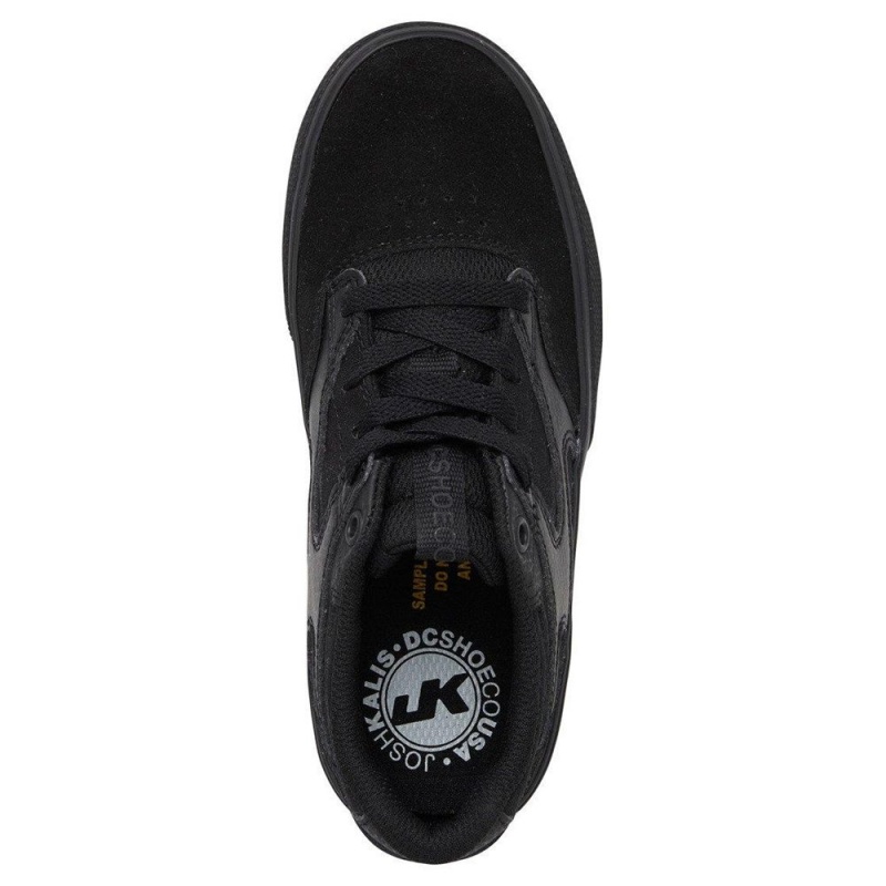 Dětské Skate Boty DC Shoes Kalis Vulc Černé | OCJZ-65403