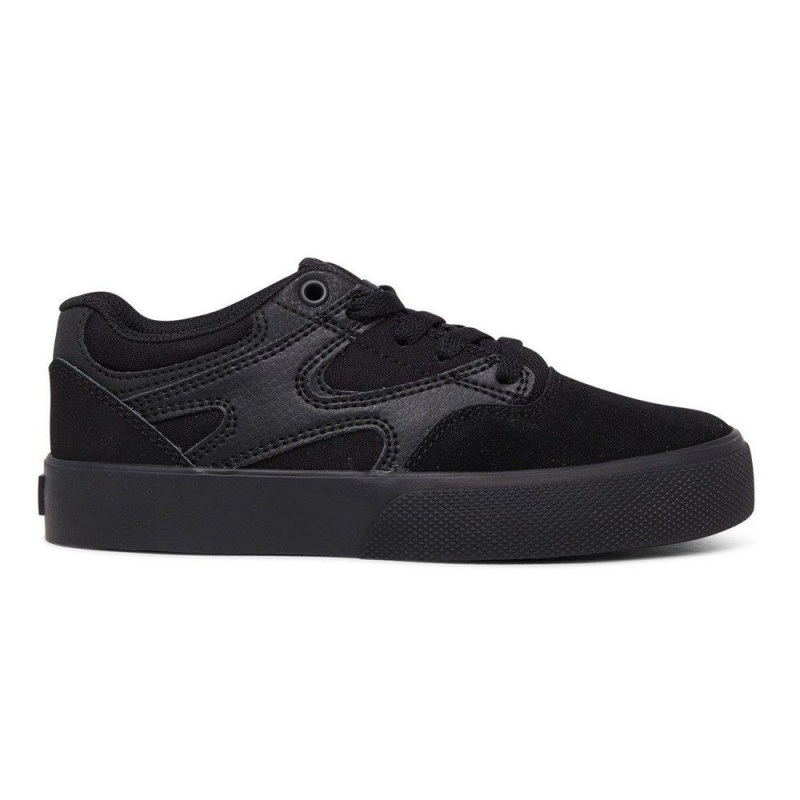 Dětské Skate Boty DC Shoes Kalis Vulc Černé | OCJZ-65403