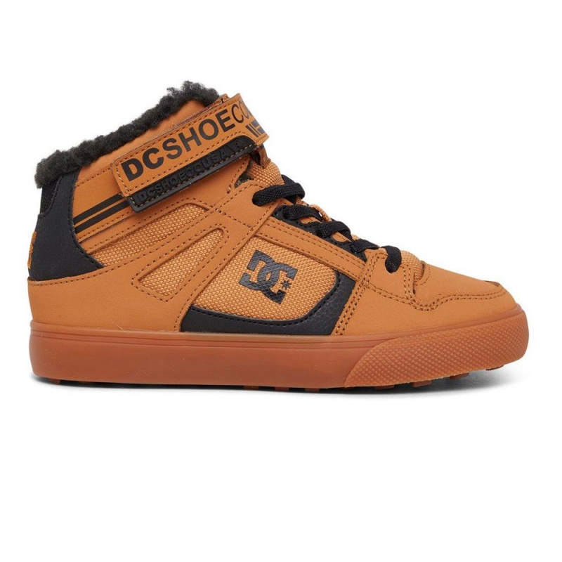 Dětské Skate Boty DC Shoes Pure Hnědé Černé | FXAO-81432