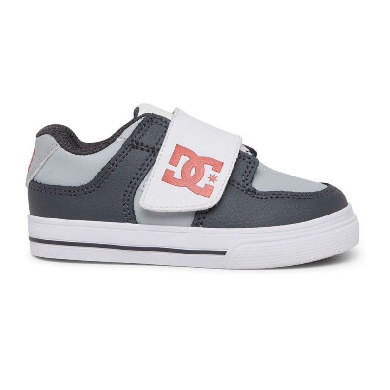 Dětské Skate Boty DC Shoes Pure Šedé Černé | HEFX-42951