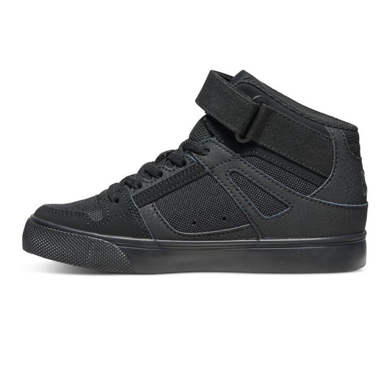 Dětské Skate Boty DC Shoes Pure Černé | NVGZ-61205