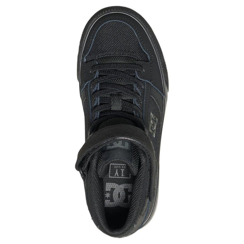 Dětské Skate Boty DC Shoes Pure Černé | NVGZ-61205