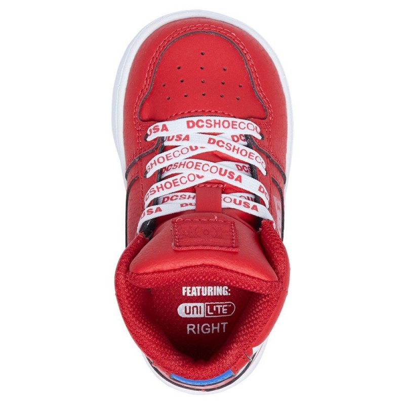 Dětské Skate Boty DC Shoes Pure Červené Bílé | BYAV-32174