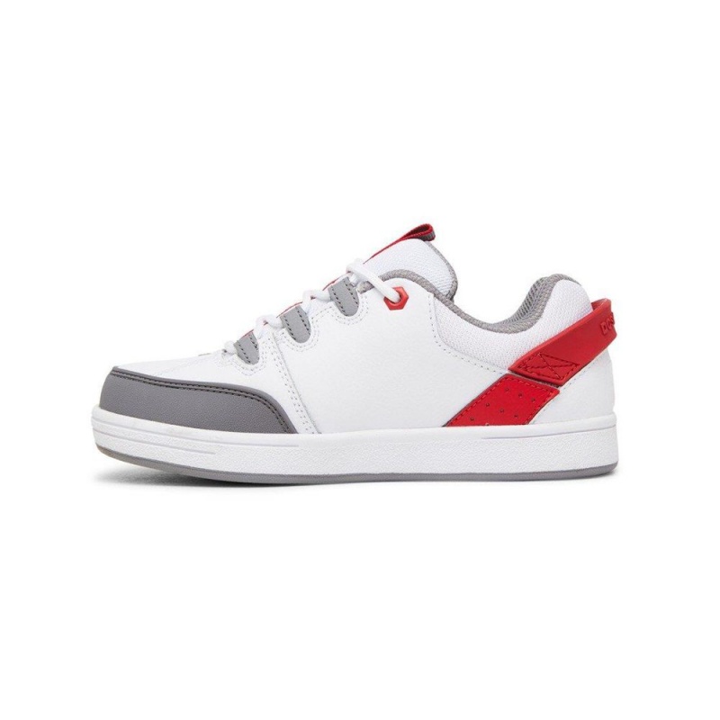 Dětské Skate Boty DC Shoes Syntax Bílé Červené | XGJW-31458