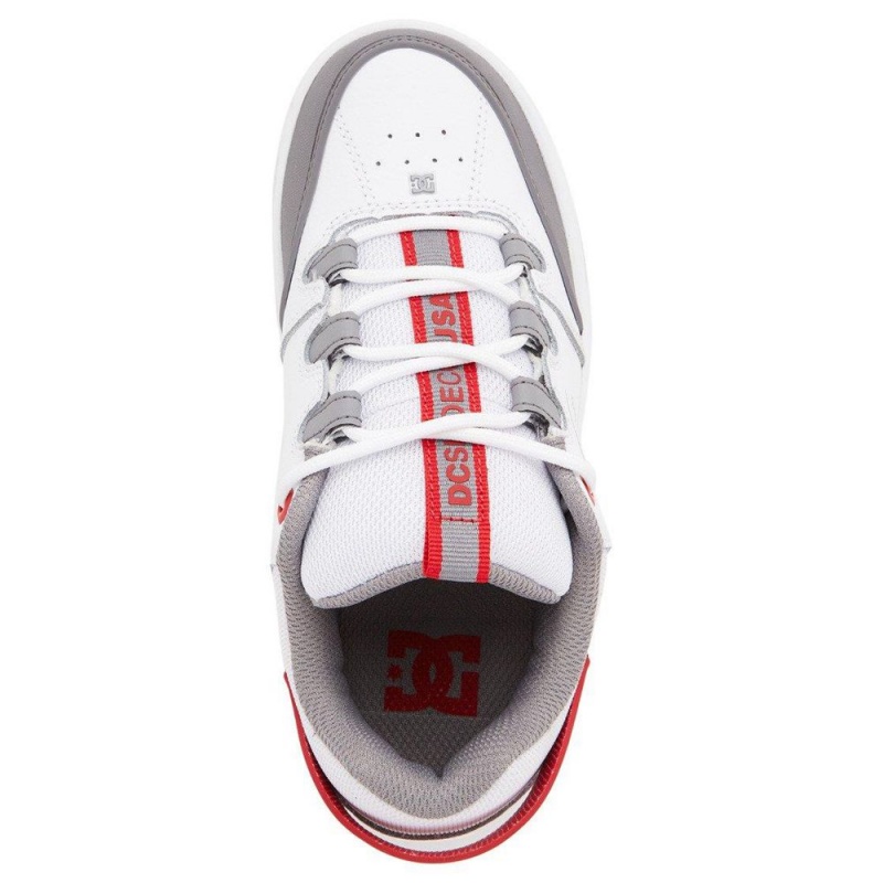 Dětské Skate Boty DC Shoes Syntax Bílé Červené | XGJW-31458